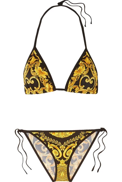 versace print swimwear|versace swimsuit bikini.